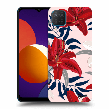 Obal pre Samsung Galaxy M12 M127F - Red Lily