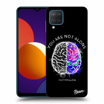 Obal pre Samsung Galaxy M12 M127F - Brain - White