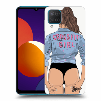 Picasee ULTIMATE CASE pro Samsung Galaxy M12 M127F - Crossfit girl - nickynellow