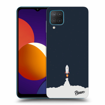 Picasee silikónový čierny obal pre Samsung Galaxy M12 M127F - Astronaut 2