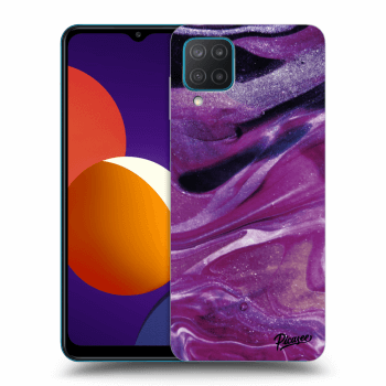 Obal pre Samsung Galaxy M12 M127F - Purple glitter
