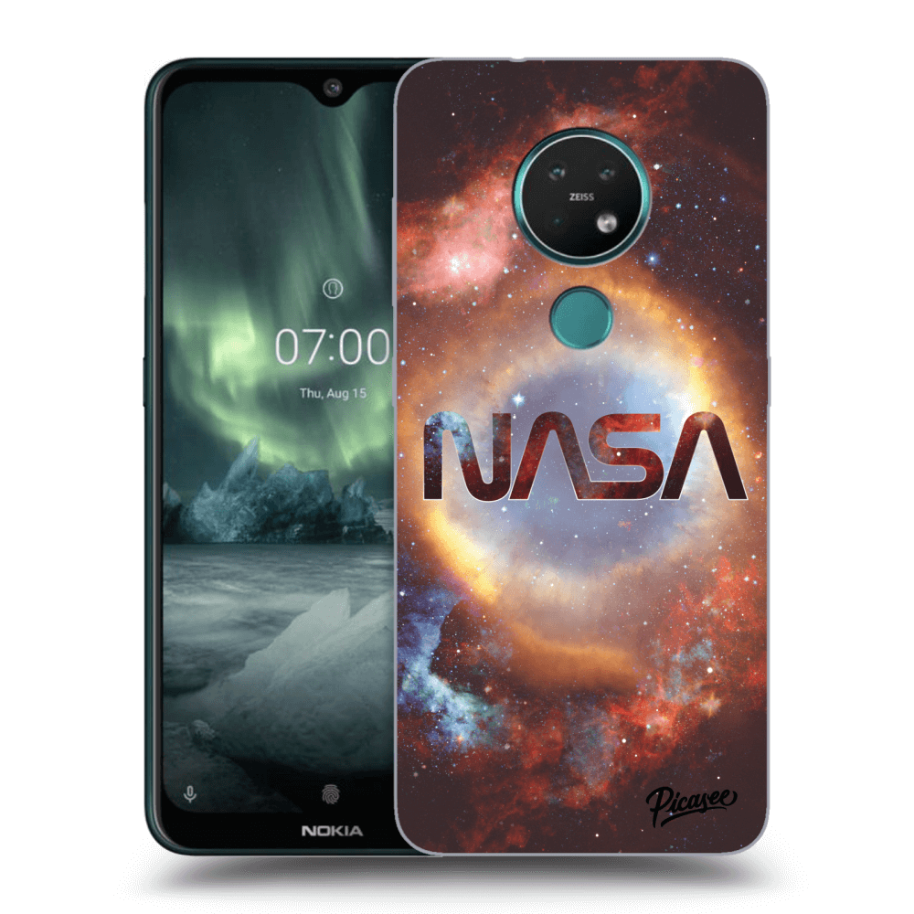 Picasee silikónový čierny obal pre Nokia 7.2 - Nebula