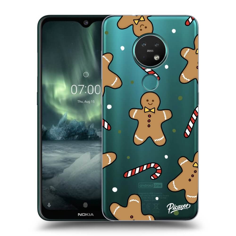 Picasee silikónový prehľadný obal pre Nokia 7.2 - Gingerbread