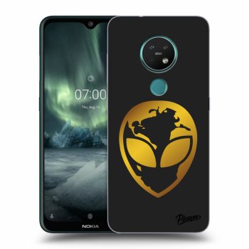 Obal pre Nokia 7.2 - EARTH - Gold Alien 3.0