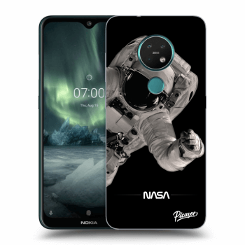 Picasee silikónový čierny obal pre Nokia 7.2 - Astronaut Big