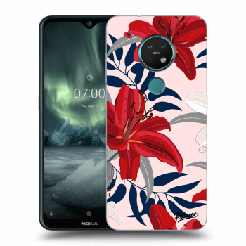 Obal pre Nokia 7.2 - Red Lily