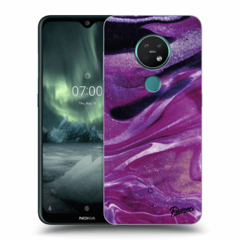 Obal pre Nokia 7.2 - Purple glitter