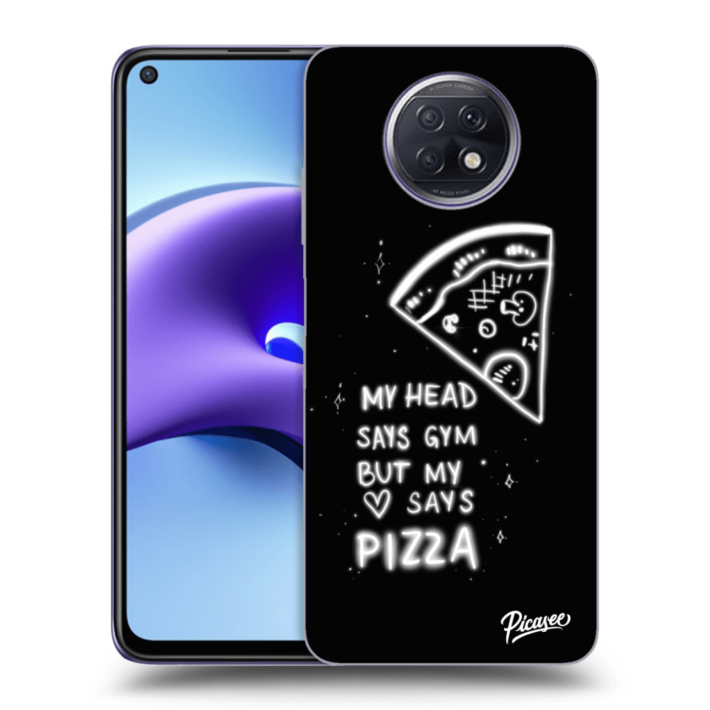Picasee silikónový prehľadný obal pre Xiaomi Redmi Note 9T - Pizza