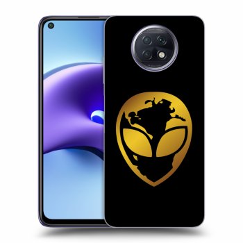 Obal pre Xiaomi Redmi Note 9T - EARTH - Gold Alien 3.0