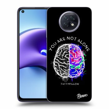 Obal pre Xiaomi Redmi Note 9T - Brain - White