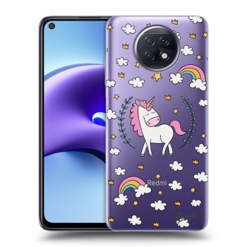 Picasee silikónový prehľadný obal pre Xiaomi Redmi Note 9T - Unicorn star heaven