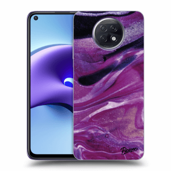 Obal pre Xiaomi Redmi Note 9T - Purple glitter