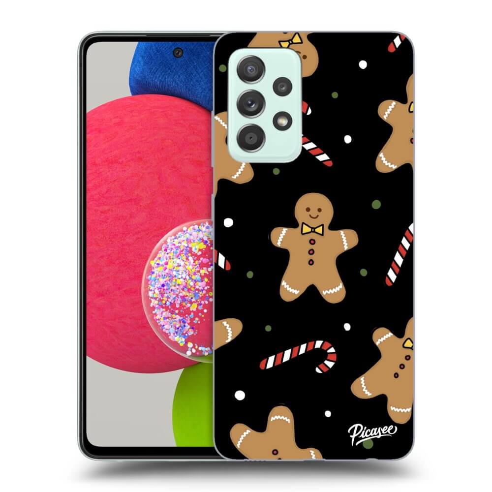 Picasee silikónový čierny obal pre Samsung Galaxy A52s 5G A528B - Gingerbread