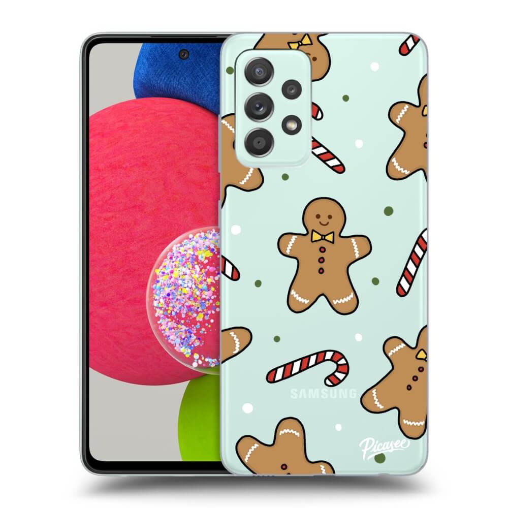 Picasee silikónový prehľadný obal pre Samsung Galaxy A52s 5G A528B - Gingerbread