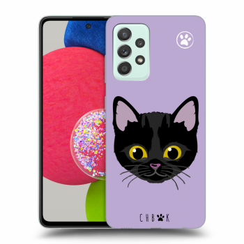 Picasee silikónový čierny obal pre Samsung Galaxy A52s 5G A528B - Chybí mi kočky - Fialová