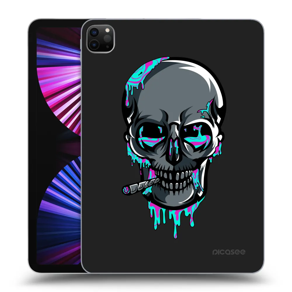 Picasee silikónový čierny obal pre Apple iPad Pro 11" 2021 (3.gen) - EARTH - Lebka 3.0