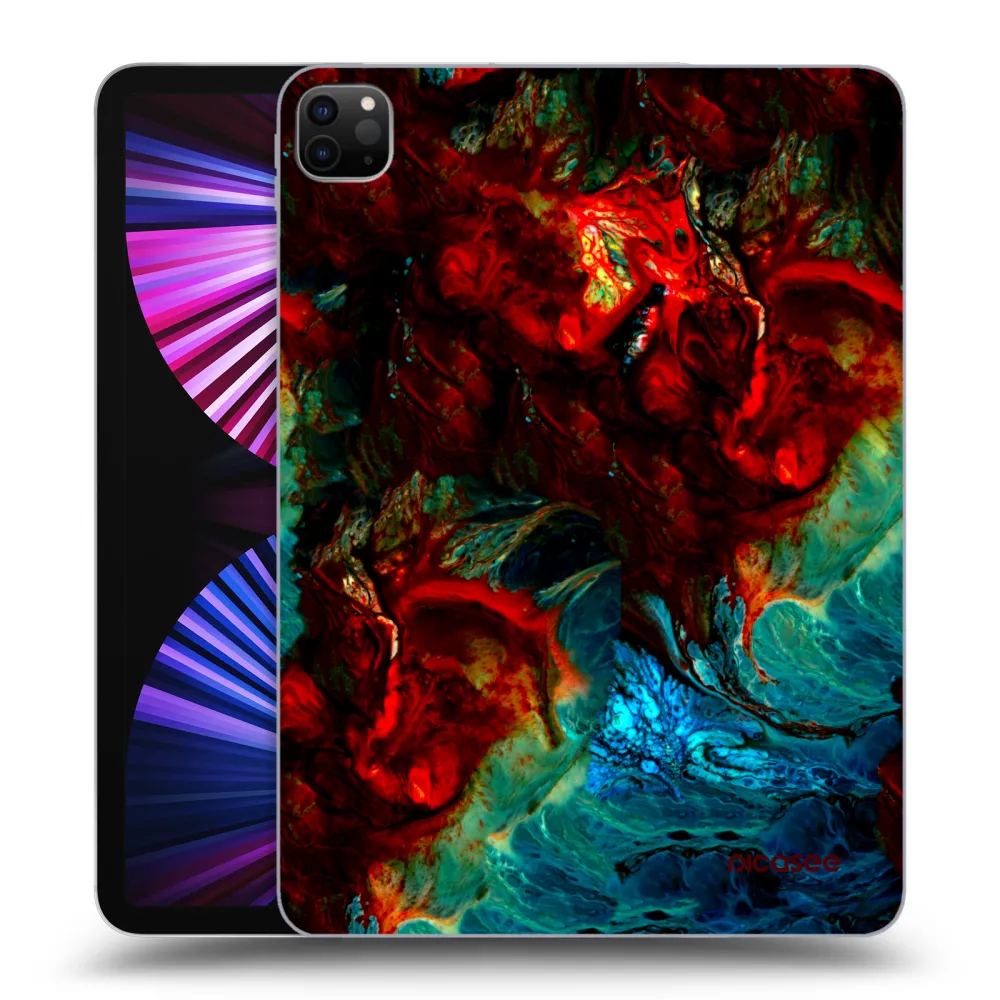 Picasee silikónový čierny obal pre Apple iPad Pro 11" 2021 (3.gen) - Universe