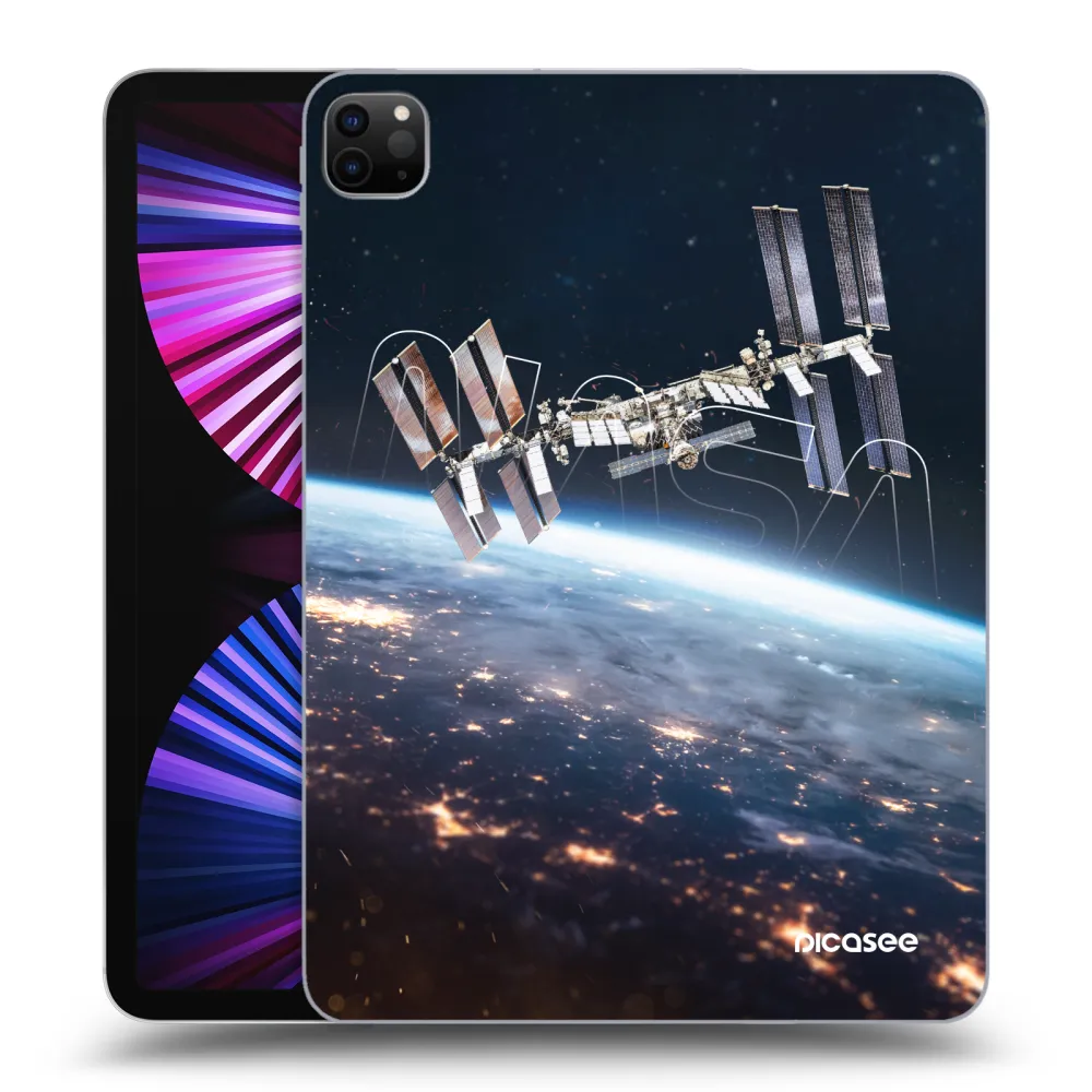 Picasee silikónový čierny obal pre Apple iPad Pro 11" 2021 (3.gen) - Station