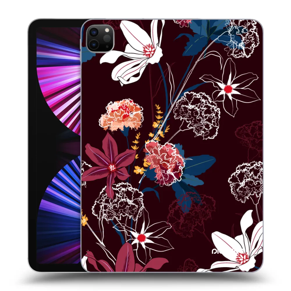 Picasee silikónový čierny obal pre Apple iPad Pro 11" 2021 (3.gen) - Dark Meadow