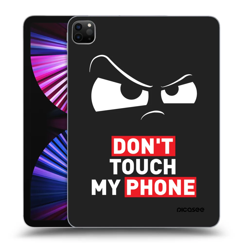 Picasee silikónový čierny obal pre Apple iPad Pro 11" 2021 (3.gen) - Cloudy Eye - Transparent