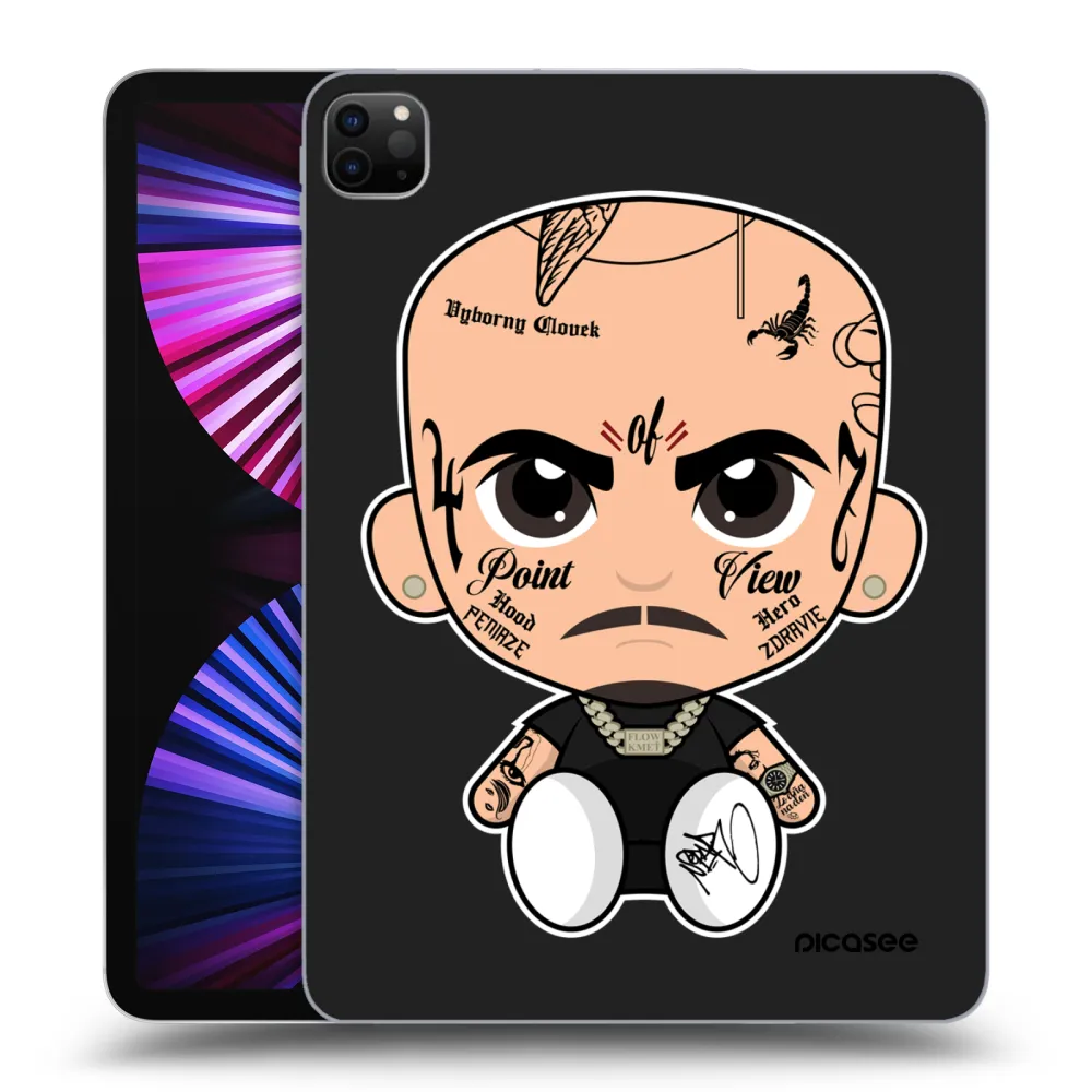 Picasee silikónový čierny obal pre Apple iPad Pro 11" 2021 (3.gen) - Separ