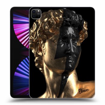 Picasee silikónový čierny obal pre Apple iPad Pro 11" 2021 (3.gen) - Wildfire - Gold