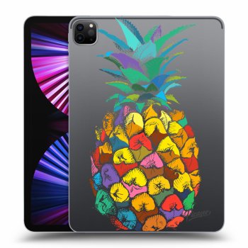 Picasee silikónový prehľadný obal pre Apple iPad Pro 11" 2021 (3.gen) - Pineapple