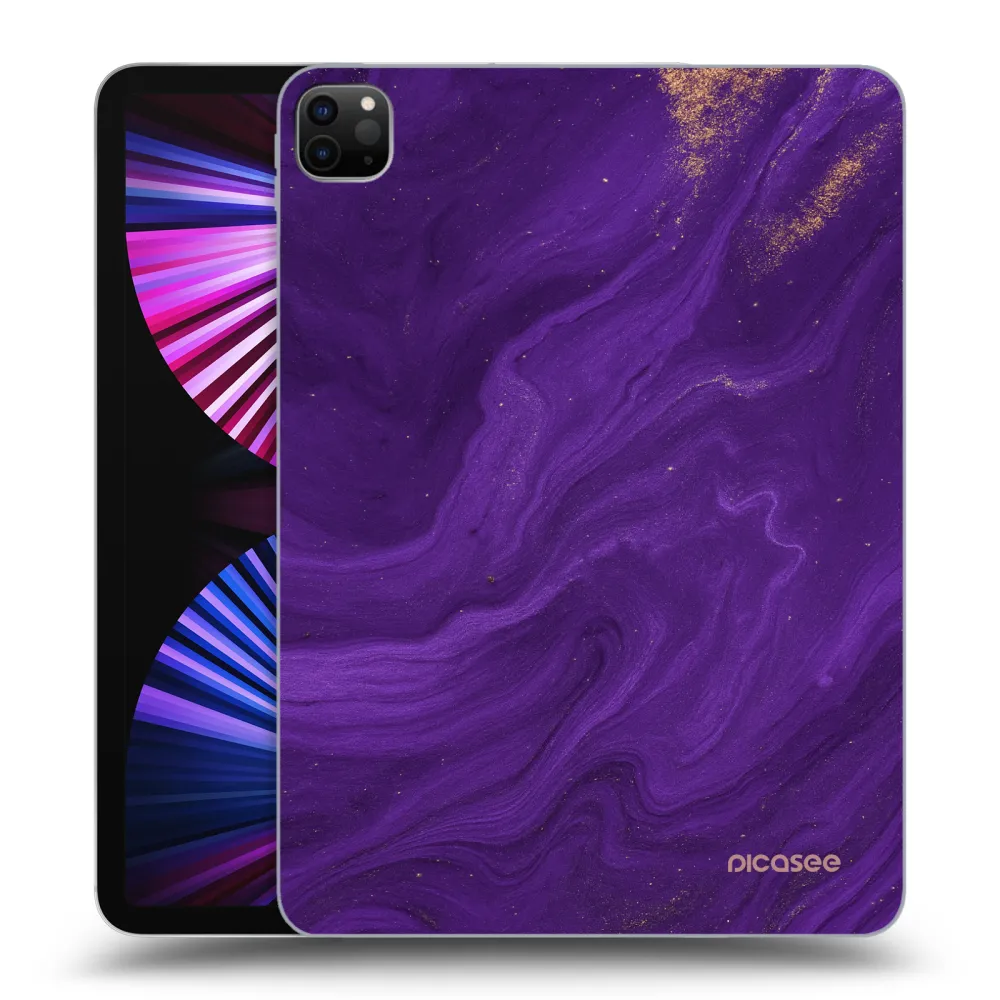 Picasee silikónový čierny obal pre Apple iPad Pro 11" 2021 (3.gen) - Purple