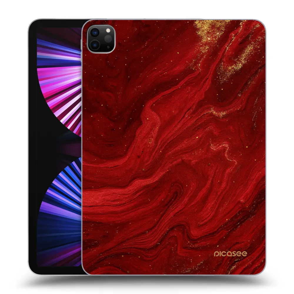 Picasee silikónový čierny obal pre Apple iPad Pro 11" 2021 (3.gen) - Red
