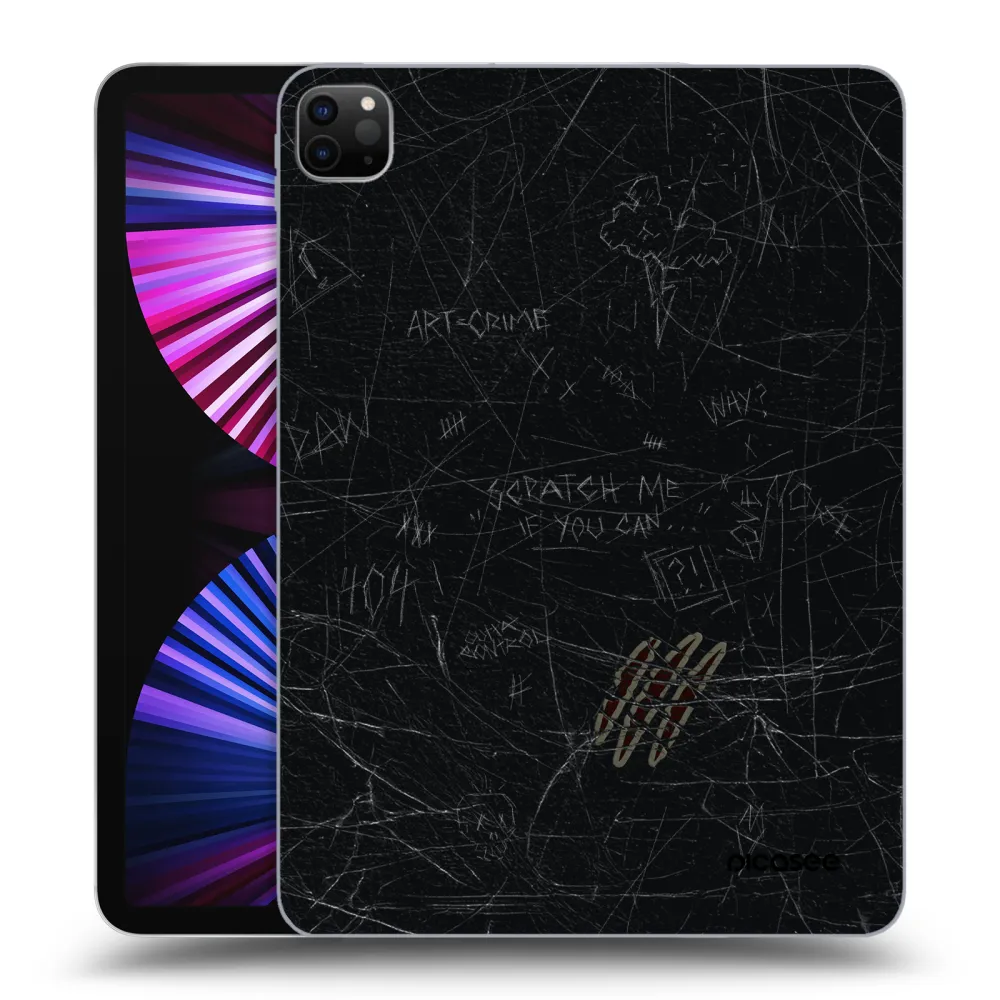 Picasee silikónový čierny obal pre Apple iPad Pro 11" 2021 (3.gen) - SCRATCH