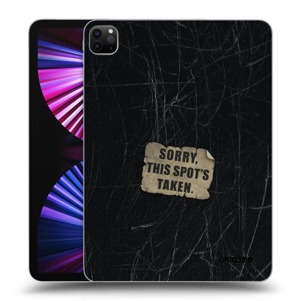 Picasee silikónový čierny obal pre Apple iPad Pro 11" 2021 (3.gen) - SORRY