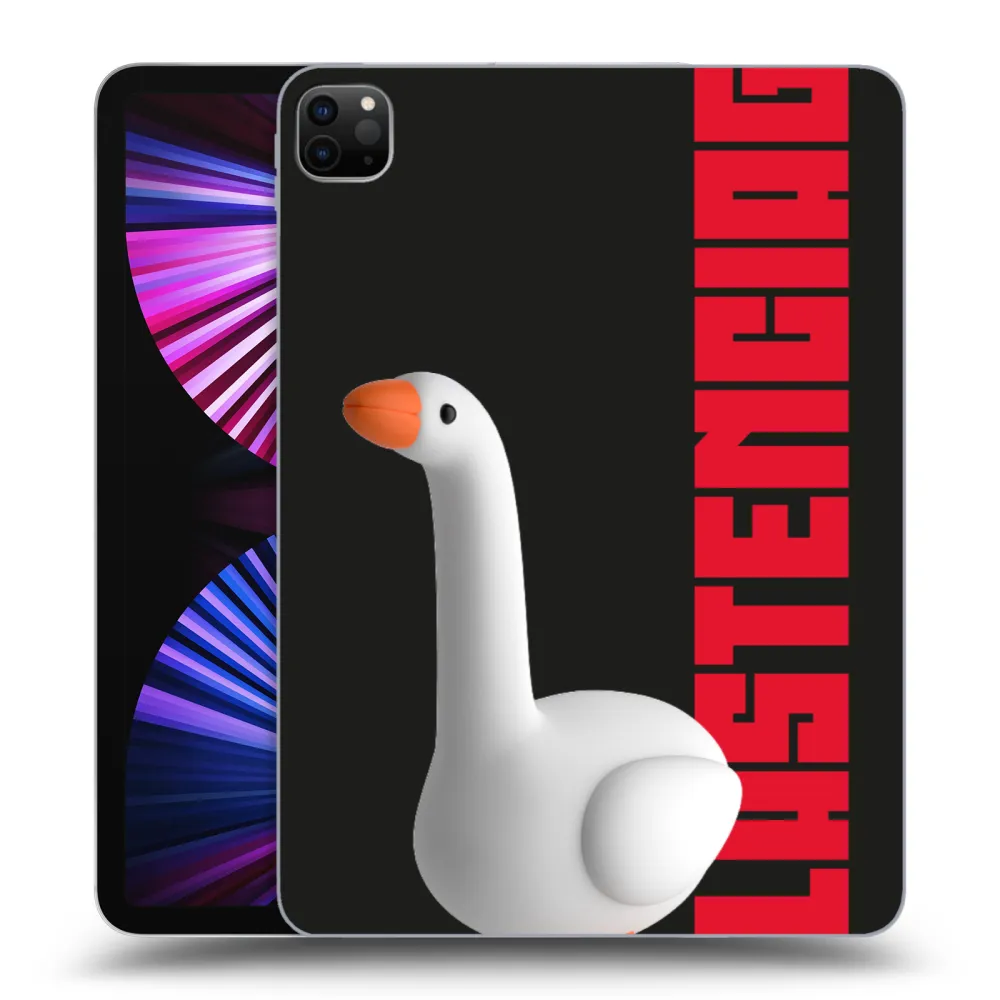 Picasee silikónový čierny obal pre Apple iPad Pro 11" 2021 (3.gen) - Kiky Ricky