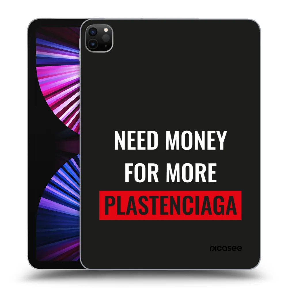 Picasee silikónový čierny obal pre Apple iPad Pro 11" 2021 (3.gen) - More PLASTENCIAGA
