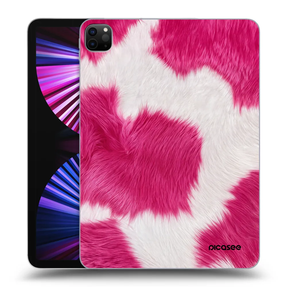 Picasee silikónový čierny obal pre Apple iPad Pro 11" 2021 (3.gen) - Pink Moo