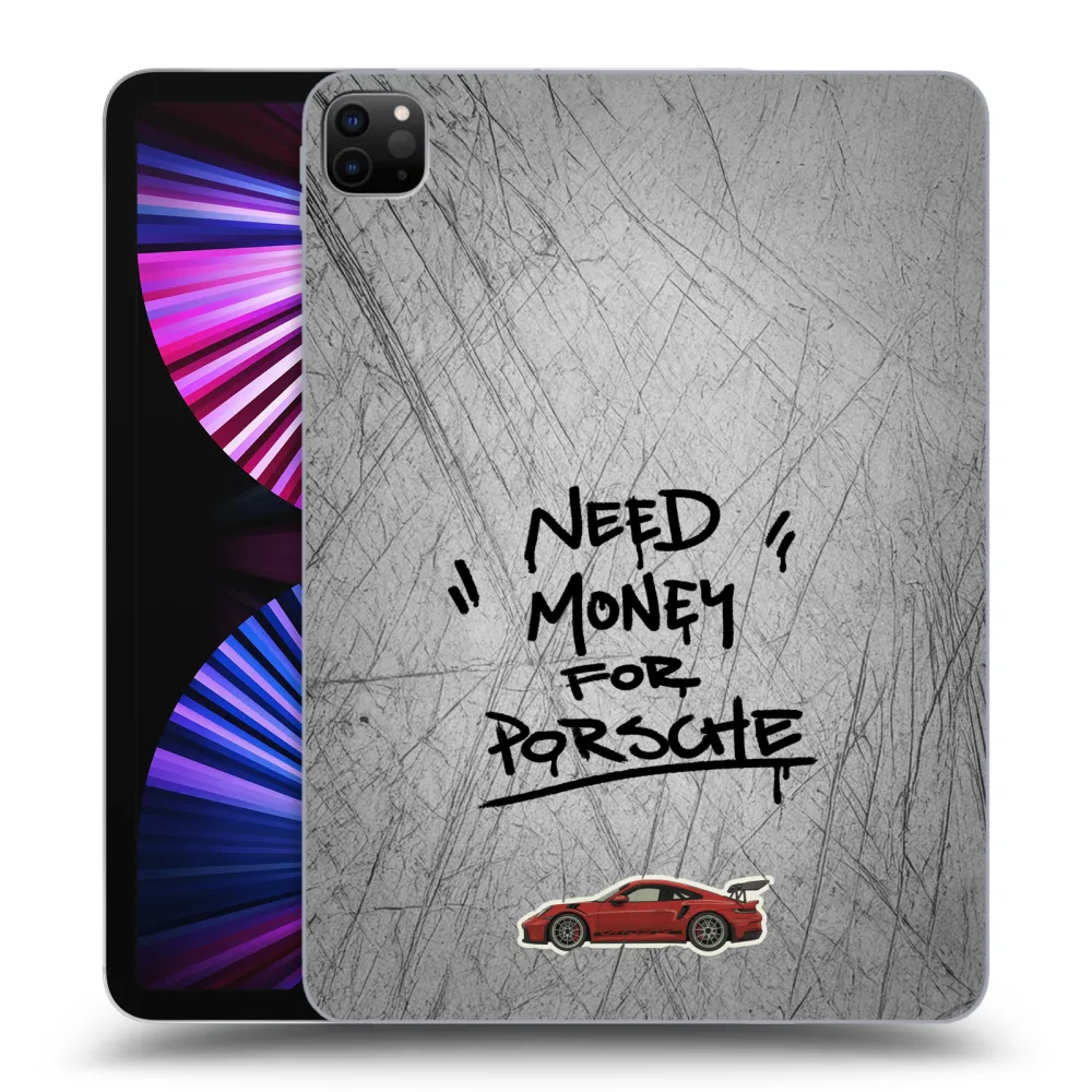 Picasee silikónový čierny obal pre Apple iPad Pro 11" 2021 (3.gen) - Grey Drift