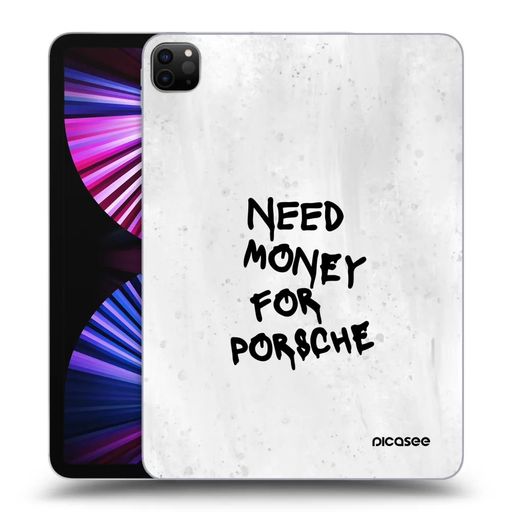 Picasee silikónový čierny obal pre Apple iPad Pro 11" 2021 (3.gen) - White Dollar