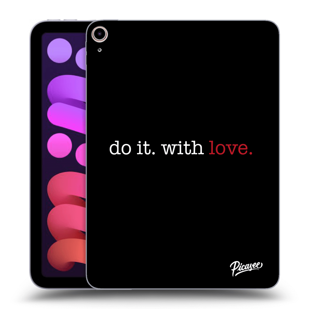 Picasee silikónový čierny obal pre Apple iPad mini 2021 (6. gen) - Do it. With love.