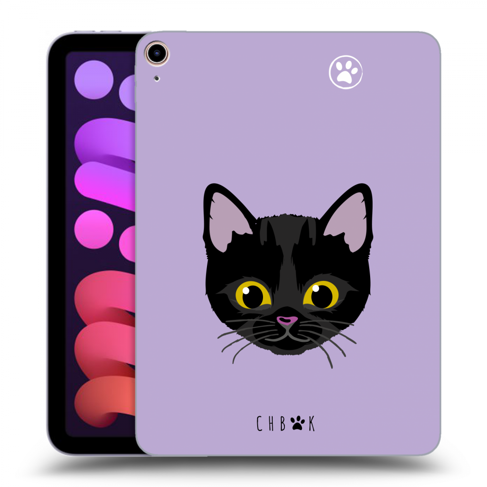 Picasee silikónový prehľadný obal pre Apple iPad mini 2021 (6. gen) - Chybí mi kočky - Fialová