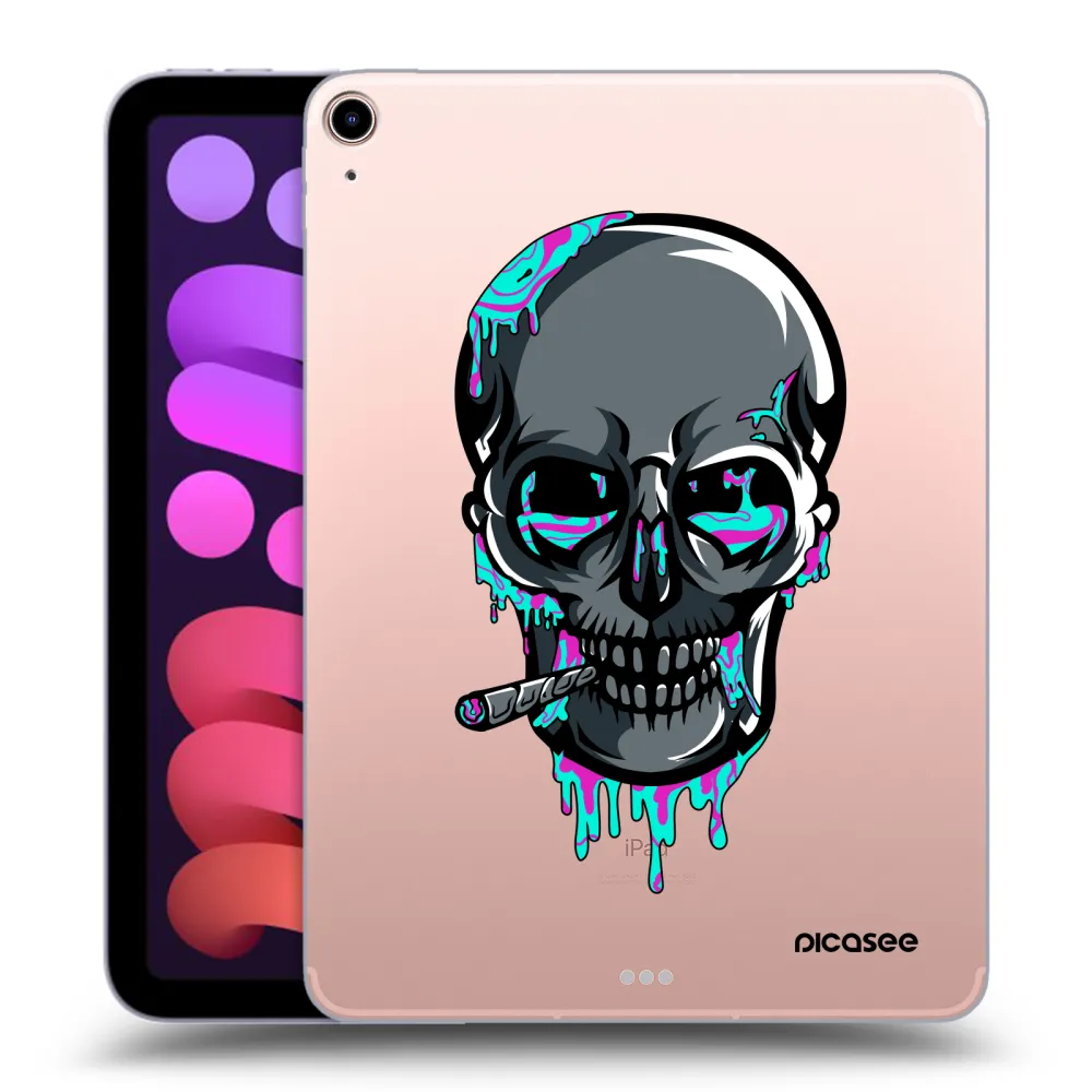 Picasee silikónový prehľadný obal pre Apple iPad mini 2021 (6. gen) - EARTH - Lebka 3.0