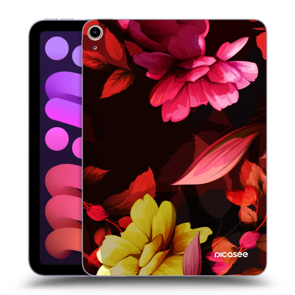 Picasee silikónový prehľadný obal pre Apple iPad mini 2021 (6. gen) - Dark Peonny