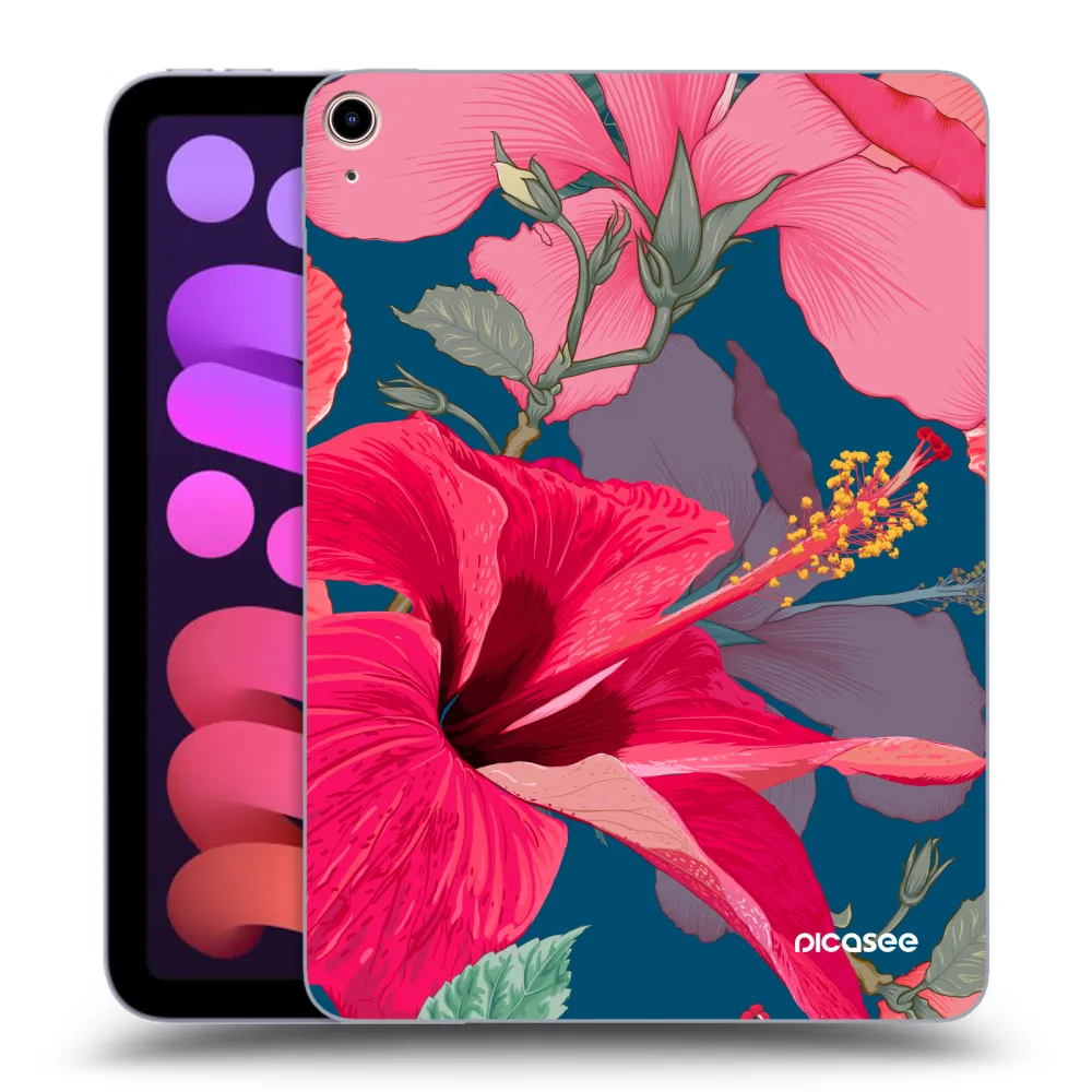 Picasee silikónový prehľadný obal pre Apple iPad mini 2021 (6. gen) - Hibiscus