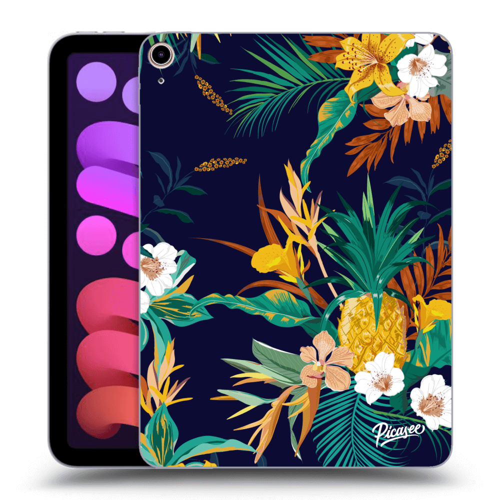 Picasee silikónový čierny obal pre Apple iPad mini 2021 (6. gen) - Pineapple Color