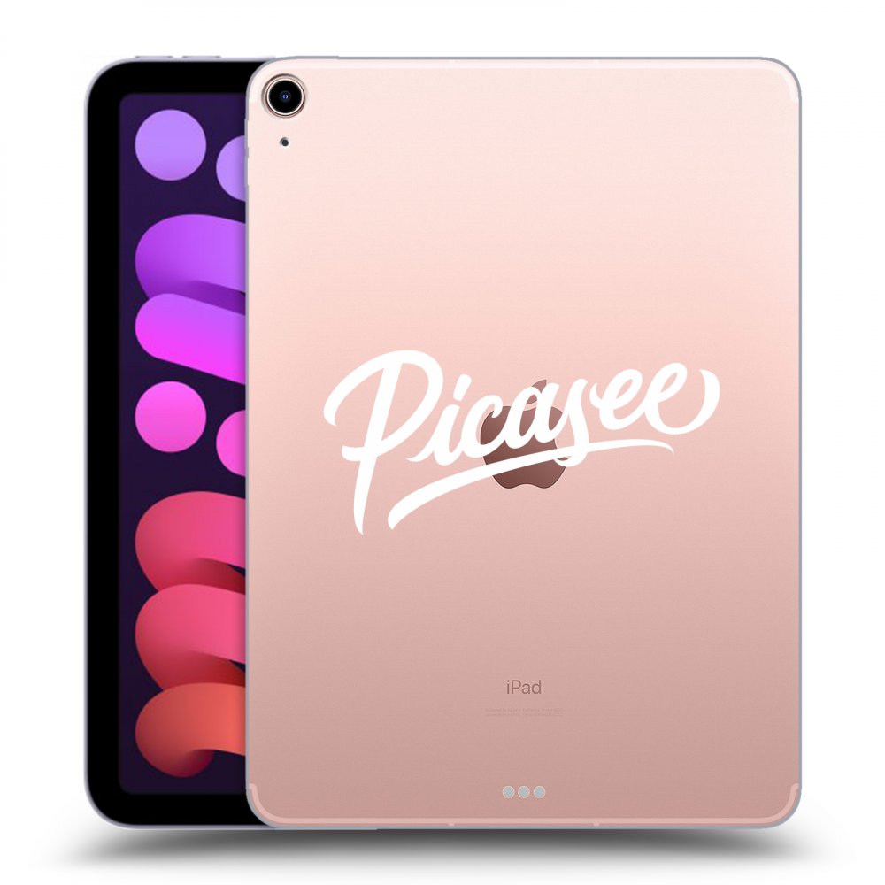 Picasee silikónový prehľadný obal pre Apple iPad mini 2021 (6. gen) - Picasee - old logo - white