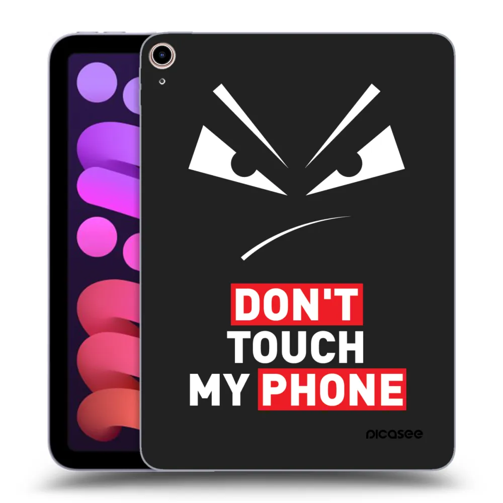 Picasee silikónový čierny obal pre Apple iPad mini 2021 (6. gen) - Evil Eye - Transparent