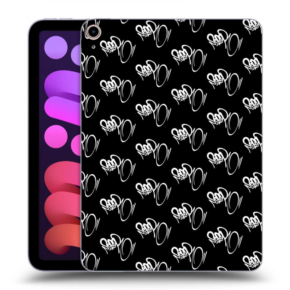 Picasee silikónový čierny obal pre Apple iPad mini 2021 (6. gen) - Separ - White On Black