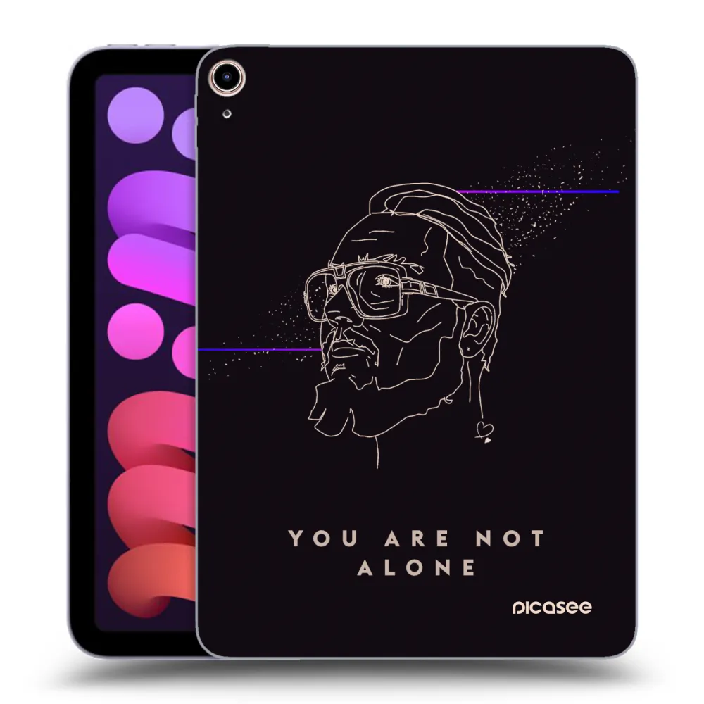 Picasee silikónový prehľadný obal pre Apple iPad mini 2021 (6. gen) - You are not alone