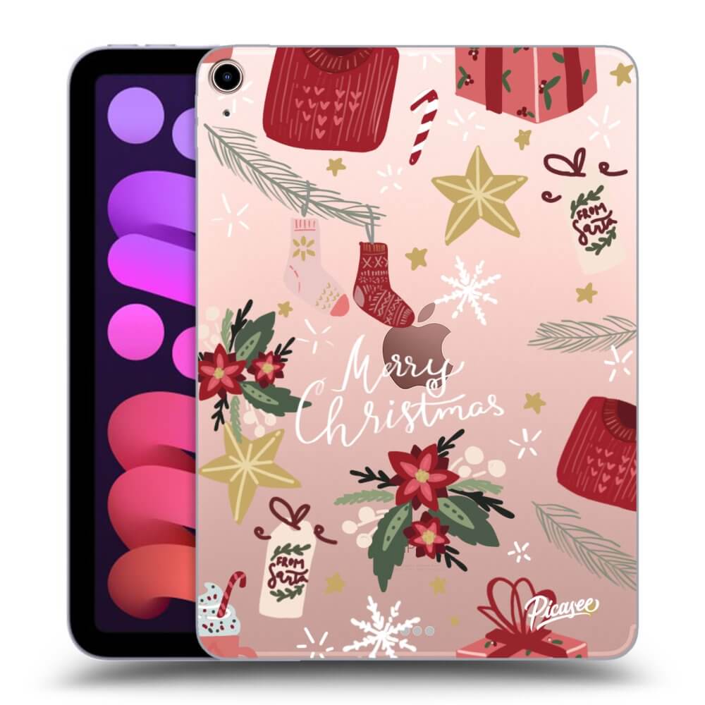 Picasee silikónový prehľadný obal pre Apple iPad mini 2021 (6. gen) - Christmas