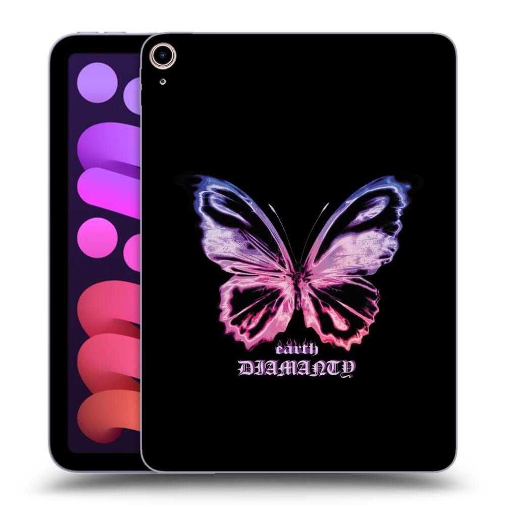Picasee silikónový čierny obal pre Apple iPad mini 2021 (6. gen) - Diamanty Purple