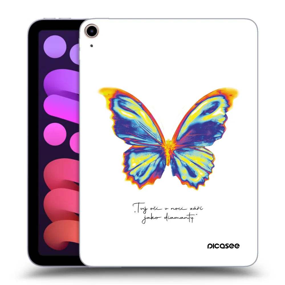 Picasee silikónový prehľadný obal pre Apple iPad mini 2021 (6. gen) - Diamanty White