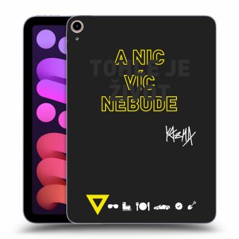 Picasee silikónový čierny obal pre Apple iPad mini 2021 (6. gen) - Kazma - TOHLE JE ŽIVOT A NIC VÍC NEBUDE